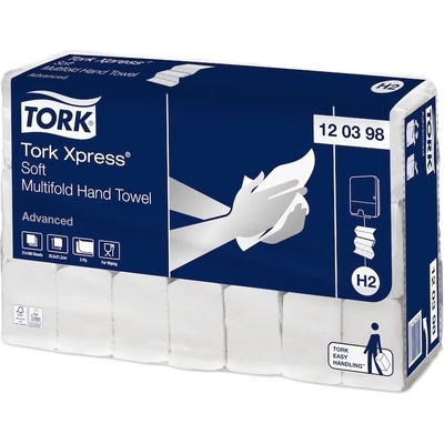 TORK Papírové ručníky skládané Xpress ADVANCED Soft bílá H2 3780ks New - 1krt