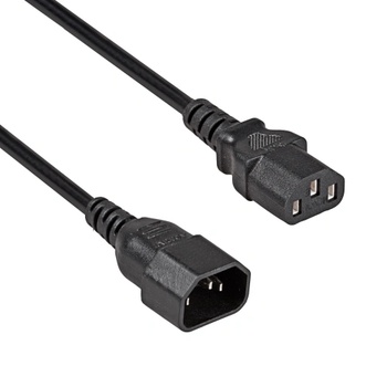 Akyga Удължителен захранващ кабел C13 / C14 3.0m - AK-PC-07C (AK-PC-07C)