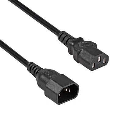 Akyga Удължителен захранващ кабел C13 / C14 3.0m - AK-PC-07C (AK-PC-07C)
