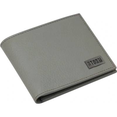 STORM CARES EMBOSS BI FOLD WALLET GREY