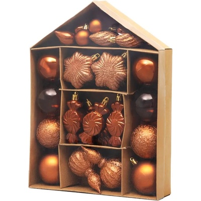 Gule MagicHome sada, 32 ks, medené, mix, na vianočný stromček