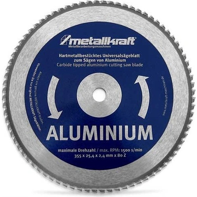 Metallkraft Pílový kotúč na hliník 355 mm