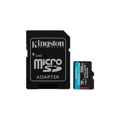 256GB microSDXC Canvas Go Plus Gen4 200MB/s A2 U3 V30 Card + Adapter (SDCG4/256GB)