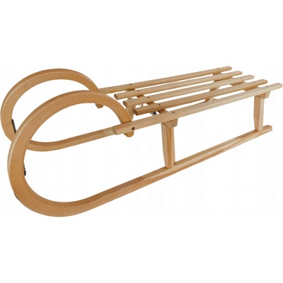 Acra Drevené sane 110 cm A2044/110 Rohačky s dreveným sedákom