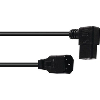 Eurolite IEC prodlužovací kabel s rohovým konektorem, 1,5m 3x0,75mm