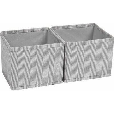 Compactor Sada organizérov Boston 14 x 14 x 12 cm sivá 2 ks