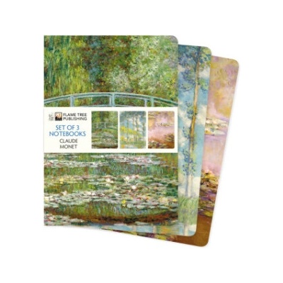 Flame Tree Publishing Claude Monet Set of 3 Standard Notebooks | Flame Tree Publishing