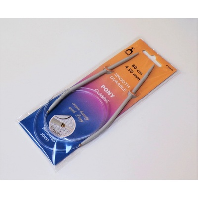 Kruhové jehlice 80 cm č. 4,5 PONY