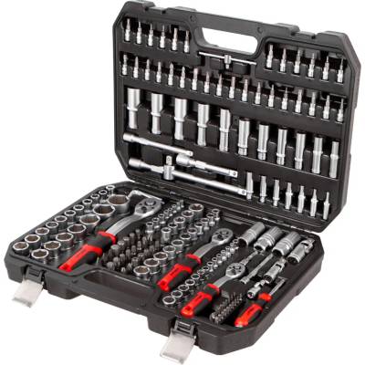 Profesionálna gola sada 1/4", 3/8" a 1/2" s nástrčnými kľúčmi, 171 ks - AHProfi