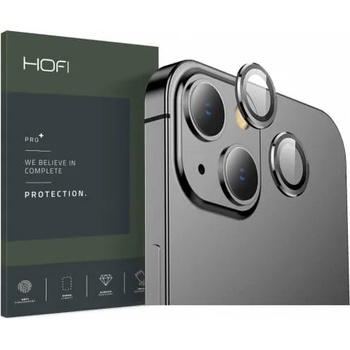 HOFI Протектор за Камерата на iPhone 14 Plus, HOFI CamRing Glass, Черен (9589046925931)