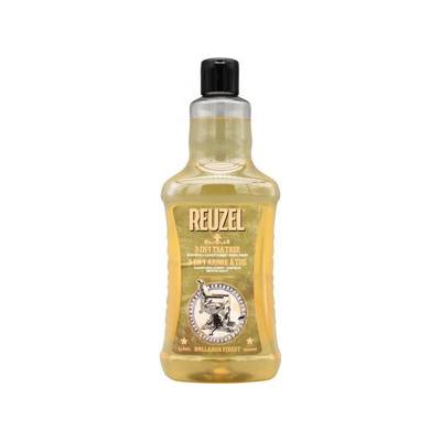 Reuzel 3-in-1 Tea Tree Shampoo šampon, kondicionér a sprchový gel 1000 ml