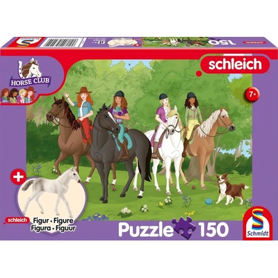 SCHMIDT Schleich Výlet do přírody + figurka Schleich 150 dílků