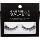 Gabriella Salvete False Eyelashes Black 1 pár + lepidlo na řasy 1 g