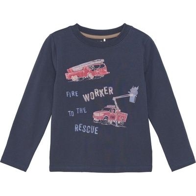 Minymo Детска блуза с дълъг ръкав Minymo Kid's T-Shirt L/S Longsleeve - Parisian Night - размер 152 (EU) (704-5407-1121)