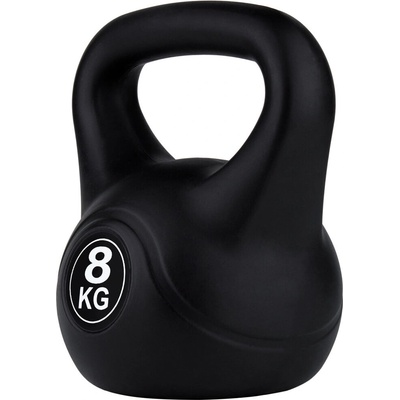 Funfit Gym& Fitness Щанга с гирички 8 кг - черна (4406)