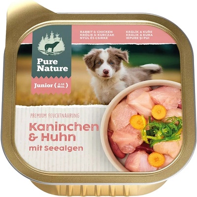 Pure Nature Dog Junior Králík a Kuře 150 g