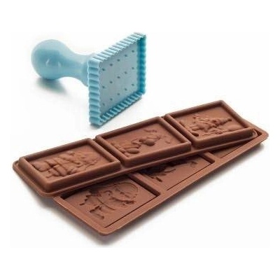 Set - formy na čokoládu + razítko - Ibili - Ibili