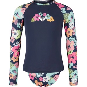 Roxy Детски комплект бикини Roxy Kid's Morning Flower Lycra Set Bikini - Mood Indigo Morning Flowers Tw - размер 4 Years (750-2838-0113)