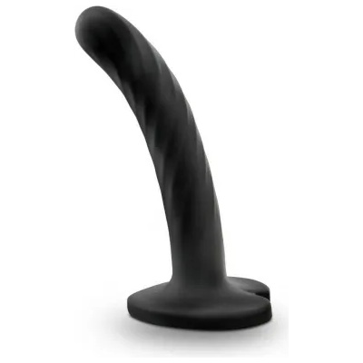 Blush Novelties Силиконово дилдо с вакуумна основа сърце Temptasia Twist размер S