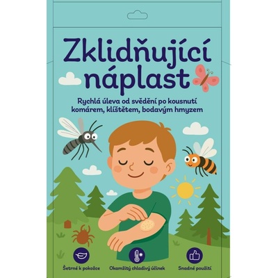 Tým pro Farmacii s.r.o. Zklidňující náplast od svědění po kousnutí hmyzem 12 ks