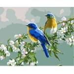 Smart Flamingo Creative set Flamingo Line Painting by numbers 40x50cm Birds (FLG019-01)