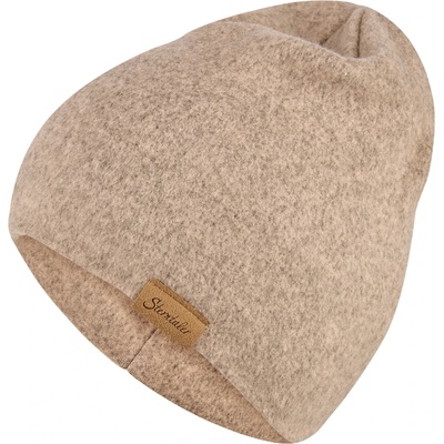 Sterntaler Детска зимна шапка (beanie) Sterntaler Kids' Beanie Melange Beanie - Braun Melange - размер 47 cm (904-5006-0211)