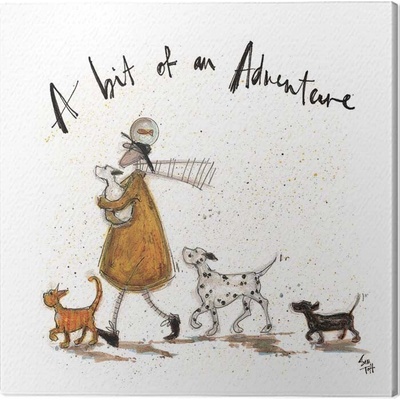 Obraz na plátne Sam Toft - A Bit of an Adventure, 2 - 30×30 cm