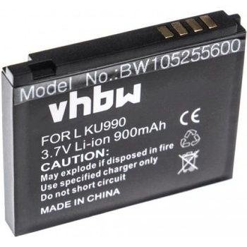 Image 1 of VHBW Батерия за LG KU990 / KC910 / KE990 / KM900, 900 mAh (105255600)