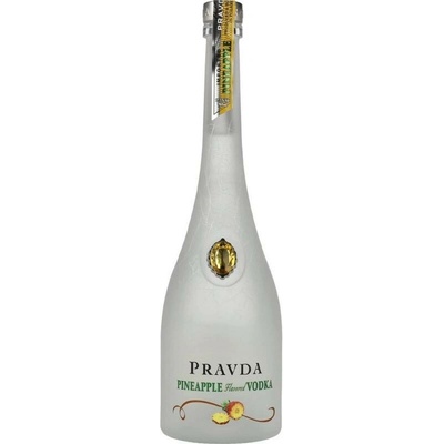 Vodka Pravda Pineapple 37,5% 0,05 l (holá láhev)