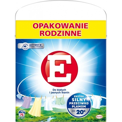 E Prací prášek na bílé prádlo 4,5 kg 75 PD