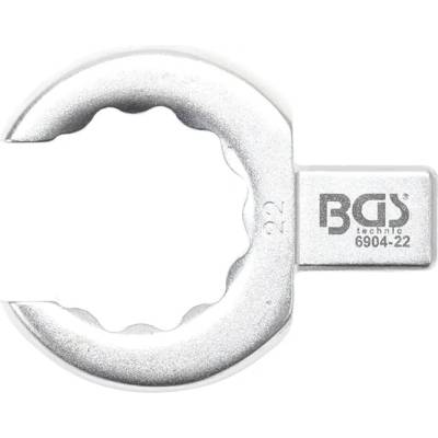 BGS Technic Otevřený očkový klíč 22 mm, nástrčný s upínáním 9 x 12 mm BGS 6904-22