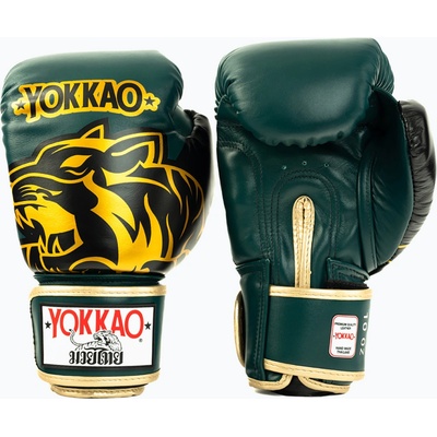 YOKKAO Original Boxing Gloves forest green
