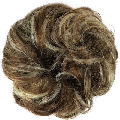 Deminas | Jedinečný příčesek drdol Barva: Hnědá s blond melírem – Zboží Dáma