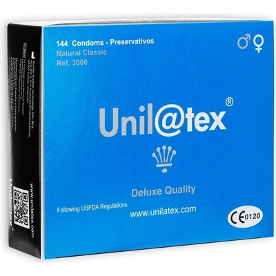 UNILATEX Přírodní kondomy 144 ks