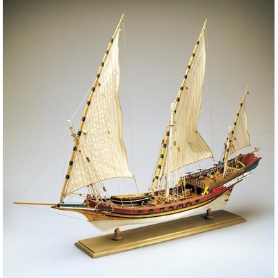 Amati Sciabecco pirátská loď 1753 kit 1:60