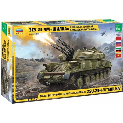 Zvezda Tank ZSU-24-4M Shilka stavebnice 1:35