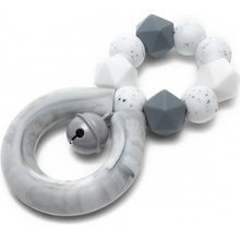 Mimijo silikonové chrastící 4ever marble