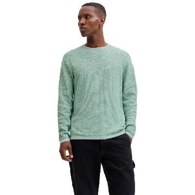 Блуза Jack & jones George sweater - Green (Granite Green / Detail WCloud Dancer)
