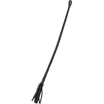 Image 1 of Rimba Leather Cane Whip 70cm Black