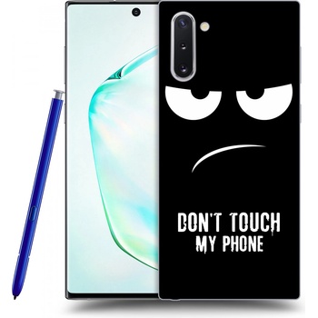 Pouzdro Picasee silikonové Samsung Galaxy Note10 N970F - Don't Touch My Phone černé