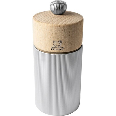 Peugeot Line mlynček na sol' hliník/prírodný 12 cm