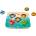 Hape Дървен пъзел-игра 2 в 1 Hape - Балони (H1623)