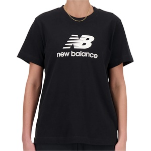 New Balance Дамска тениска New Balance Women's Sport Essentials Jersey Logo T-Shirt - Black - размер XS (916-6687-0111)