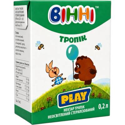 VINNI Tropický nektar 200 ml