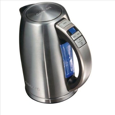 Cuisinart CPK17E 1, 7-литров електрически чайник от неръждаема стомана, 2300 W (CPK17E)