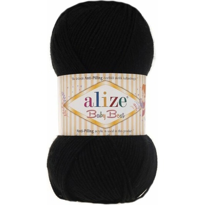 Alize příze Baby Best 60 černá
