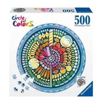 Ravensburger Puzzle 500 Color palette: candy