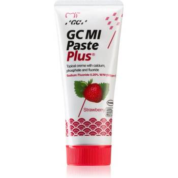 GC MI Paste Plus реминализиращ защитен крем за чувствителни зъби с флуорид вкус Strawberry 35ml