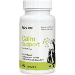 Lab-v Calm Support - Подкрепа при симптоми на стрес и поведенчески разстройства 45 капсули