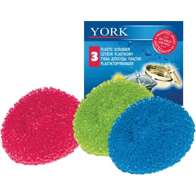 Plastové hubky na riad YORK 3ks